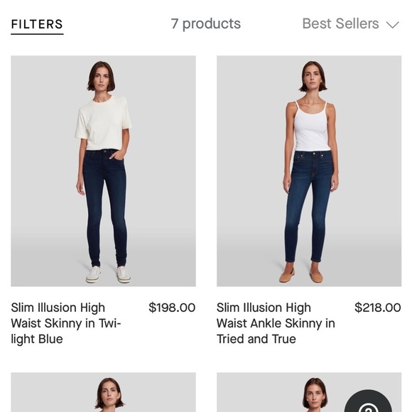 7 for All Mankind, lightly worn and the perfect dark denim wash! - Picture 2 of 5